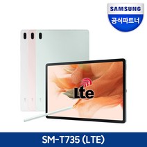 공식 인증점 삼성전자 갤럭시탭S7FE LTE 64GB 12.4 SM-T735, 미스틱핑크