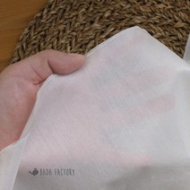 바다팩토리 천연 염색용 얇은 옥사 실크 100% 생지 원단, 37cm(폭)