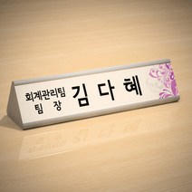 카시드 TA 명패 교체용 개인명패 탁상명패 이름명판 책상명패 테이블명패 명패제작 안내명패 사무실명패 회사명패 플라스틱명패 파티션명패 디자인명패, 밝은회색