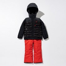 피닉스 주니어 스키복 세트(2223 PHENIX APD DUO TWO PIECE BK)