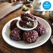 제주 블루탐 오메기떡 60g X 40입 개별포장 팥떡 아이스박스배송