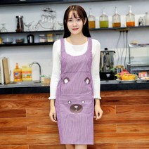 앞치마 색상 3종 택1 주방앞치마 토시 귀여운앞치마 에이프런, 퍼플