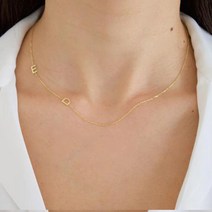 Personalized Sideways Initial Necklace Gold Choker Letter Necklaces Collier Custom Stainless Steel J