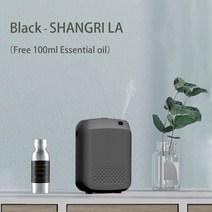전자 방향제 디퓨저 스마트 아로마 테라피 에센셜 오일 호텔 커버리지 500 ³ 전기 냄새 홈 블루투스 제어, 23.BlackSHANGRI LA  EU