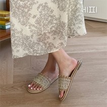 셀러허브 패션 [에피소드블랑] 20대 30대 여자 데일리 에스닉 슬리퍼 2cm