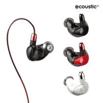 에쿠스틱 EQ-100 유니버셜커스텀 이어폰/인이어이어폰/게이밍, 유니버셜커스텀 EQ-100:블랙