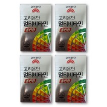 코스트코 홈쇼핑 멀티 종합 비타민 중학생 고등학생 청소년 고3 수험생 20대 30대 40대 50대 60대 노인 중년 남자 여자 출산후 올인원 데일리 영양제, 4박스, 60정