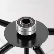 케이블 풀링기 선통기 전선 감기 와이어 플링 원반, 블랙 더블 베어링 더블 러더