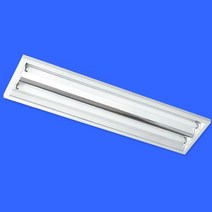 사무실 32W 40W 120cm 슬림직갓 노출 평갓 슬림매입 LED 등기구 램프포함/형광등 등만교체 호환형 직관등 컨버터 외장형 직관램프 AC 직결램프/식품공장 해썹인증용 투명, 2등 갓등용 소켓
