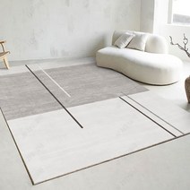 북유럽 거실 카페트 커피 테이블 카페트 침실 바닥 매트 가정용 무료 청소 소파 침대 옆 넓은 공간 방음 방
