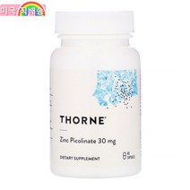 Thorne Research 피콜린트 아연 30mg 60캡슐 Zinc Picolinate