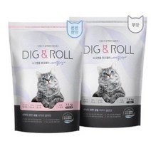 디그앤롤 핑크젤리 에어솔루션 고양이 모래 15g (7.5kg x 2개), 은은한향