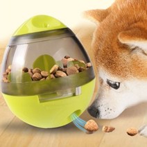 도매창고 애견 고양이 장난감 뼈다귀 토이 오뚝이 오뚜기 간식볼 노즈워크 스낵볼 펫토이 강아지, 오렌지, 1개
