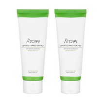 아토99 편백수 선로션 100ml SPF50+ PA++++ 가벼운 프레쉬 저자극 부드러운 진정 구구 선케어 자외선차단제 레포츠 마일드 데일리 바디 선크림 페이스 시카 선밀크, 2개