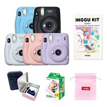 인스탁스 미니11+필름20장+틴케이스+로고파우치, 1개, 차콜그레이