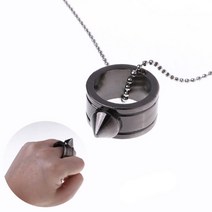 호신용 반지목걸이 호신용품 감금 탈출 방어 체인, 목걸이CM004259