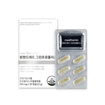 메디타민 원헌드레드 프로폴리스 12g, 12개, 30정
