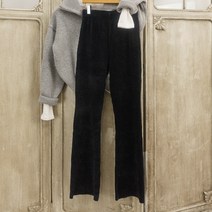 빅 코듀로이 벨로아 속기모 밴딩 골덴 부츠컷 레깅스 팬츠