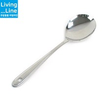 KT 스텐 서빙 스푼 뷔페 배식 양념 카푸치노 스푼 부페 요리 주걱 나눔 스푼 숟가락 업소용 가정용 서빙스푼 부페 스푼 볶음밥 요리 스푼 큰 스푼, 스텐서빙스푼-중[스텐24종]