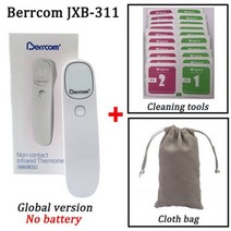 [케이로] 337515 Berrcom JXB-311 비접촉 측정 온도 정확한 디지털 LED 디스플레이 화면 표시기 온도계, Add bag n tools