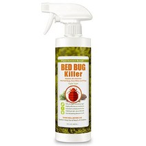 EcoRaider Bed Bug Killer 베드버그 스프레이 천연 무독성 어린이 애완동물 친화적 미국산, 16 Fl Oz (Pack of 1)