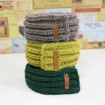 러브컨츄리 (DIY)미니목도리 뜨기 뜨개질 DIY 패키지, 1445(브라운), 1445(브라운)