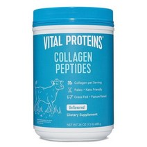 Vital Proteins 네추럴 홀 뉴트리션 바이탈 프로틴 콜라겐 펩타이드 680g Natural Whole Nutrition Collagen Peptides 24oz, 1개