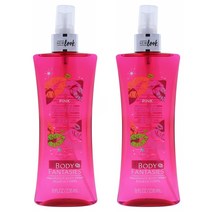 바디 판타지 미스트 핑크 바닐라 키스 236ml 2팩 Body Fantasies Signature Fragrance Spray Pink Vanilla Kiss Fantasy 8 Fluid Ounce, 1set