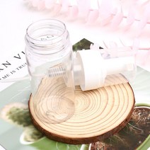 100ml 투명 거품 생성 공병 플라스틱 공용기 버블, 20개