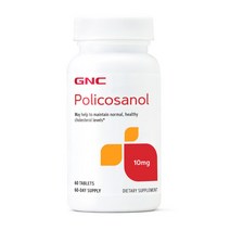 GNC 지엔씨 폴리코사놀 10 mg 60 타블렛