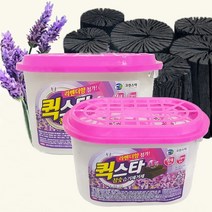 퀵스타 라벤다향 제습 곰팡이방지 참숯습기제거제 2개 효과, 단품