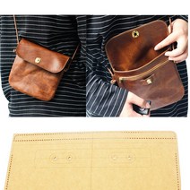 Diy 가죽 공예 여성 숄더백 500gsm 크래프트 종이 레이저 커팅 패턴 속이 빈 스텐실 템플릿