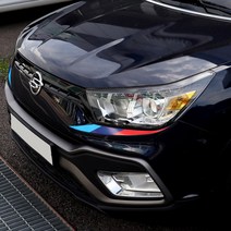 USK 티볼리에어 헤드라이트 언더라인 데칼 스티커 랩핑지 포인트 실외 드레스업 익스테리어 튜닝 용품, A타입_미국