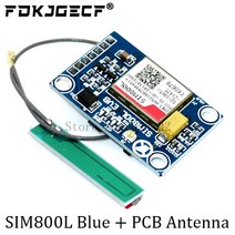 SIM800L GPRS GSM 모듈 마이크로 SIM 카드 코어 쿼드 밴드 TTL 직렬 포트 안테나 PCB Arduino 스마트 폰용 무선 WIFI 보드, 05 SIM800L Blue 1