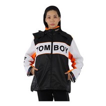 Filles A Papa Ladies Black Oversized Parka With Hood Brand Size 103 - PARKER-BLACK