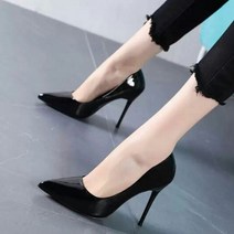 Makone 상표등록 Makone 상표등록 빅사이즈 에나멜 10cm 슬림 베이직 스트레토 힐[215-275mm]