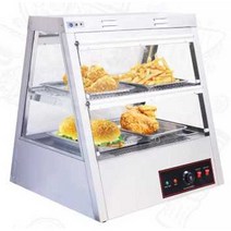 보온쇼케이스 업소용 2단 항온 디스플레이 치킨 투명, 상세 페이지 참고, 길이1.2m
