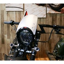 혼다 CG125 튜닝파츠 윈드실드 윈드 스크린, C, 1개