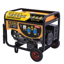 캠핑용 저소음 가솔린 발전기 이동식 캠핑 차박 다용도 농업 공사 현장 산업용발전기 3KW 5KW 8KW 220V, 5.5KW 듀얼 시동 + 휘발유 220V