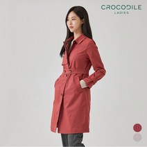 크로커다일레이디 [특가세일] 스탠카라 싱글 트렌치코트 CL0FCT102