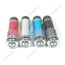 오존 발생기 살균기 공기 정화기 미니 신선한 공기 12V 이온 청정기 산소 오존 Ionizer 클리너 필터, 한개옵션0