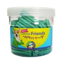 말랑하고 부드러워 노령견에게 추천 하는 개껌 / 면역력은 높이고 프로바이오틱스가 들어있어 소화잘되는 강아지 간식 / 딸기 민트 블루베리 치즈, 덴탈프랜즈 블루베리+딸기