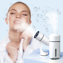 리빙프랜즈 미니가습기 USB 휴대용 초음파 가습기 무선 사무실 책상 독서실 자동차 차량 소형 가습기, 01퓨어무선가습기(화이트)