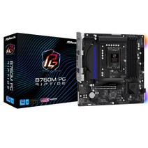 애즈락 B760M PG Riptide D5 메인보드 (LGA1700 DDR5 M-ATX) 에즈윈, 1개, 선택하세요