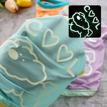 강아지여름옷 쿨네온찰랑티 야광 여름데일리룩 (S부터 XL까지), 스카이블루
