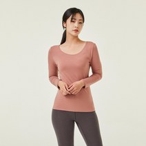 [JAJU/자주] 여 JAJU HEAT_코튼 U넥 긴팔 티셔츠