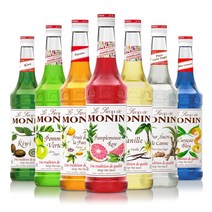 모닌시럽모음 바닐라 카라멜 블루큐라소 자몽 망고, 초콜렛시럽