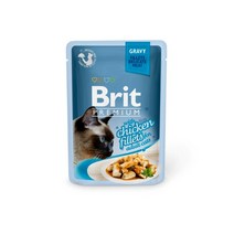브리트 캣 프리미엄 파우치 습식사료 그레이비, 120개, 85g, 닭고기