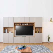 나무뜰 칸느 3000 월플렉스 시스템 거실장 BSC221, 그레이