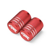 바이크 오토바이 CNC 알루미늄 휠 타이어 밸브 스템 캡 혼다 CBR 125R 600 F4i 650F/R 1100XX 1000F cbr 954 1000 RR 900RR 250R, 06 2Pcs Red